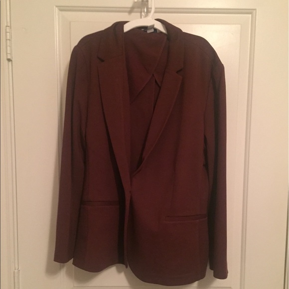 Old Navy Jackets & Blazers - Maroon/wine colored one button blazer
